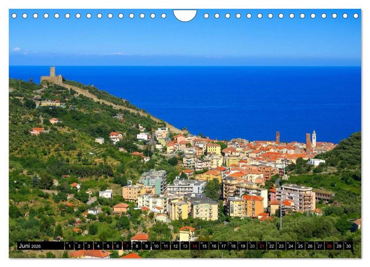 Produktbild: Riviera di Ponente (Wandkalender 2026 DIN A4 quer), CALVENDO Monatskalender