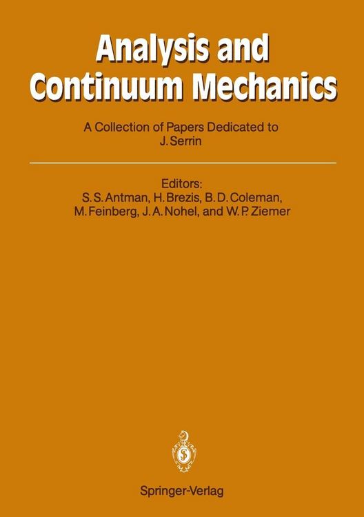 Produktbild: Analysis and Continuum Mechanics