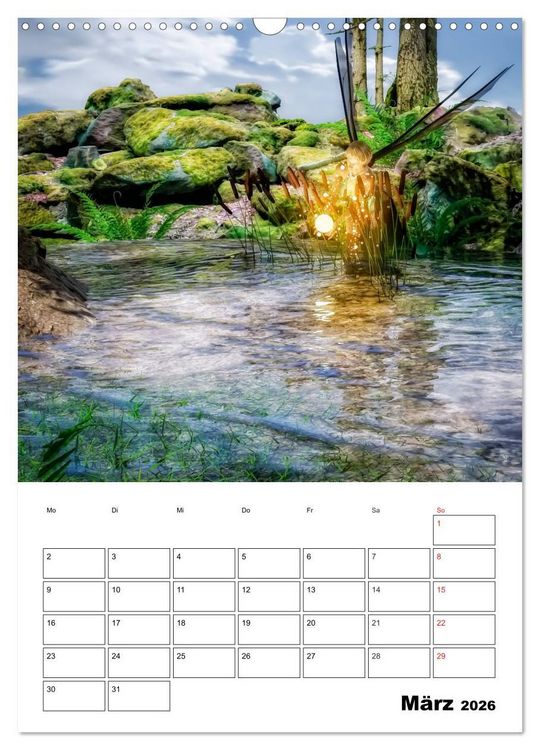 Produktbild: Im Land der imagin&auml;ren Feen (Wandkalender 2026 DIN A3 hoch), CALVENDO Monatskalender