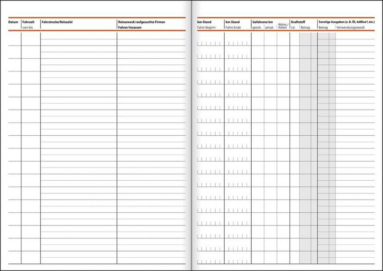 Produktbild: Sigel FA513 DIN A5 Fahrtenbuch Anzahl der Bl&auml;tter: 32 1 St.