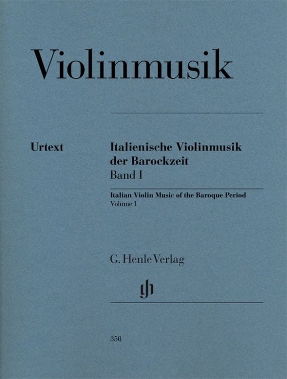 Produktbild: Violinmusik (Auswahlband) - Italienische Violinmusik der Barockzeit, Band I