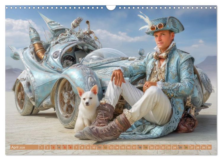 Produktbild: Verr&uuml;ckte Vehicles &ndash; Erfindungsgeist pur (Wandkalender 2026 DIN A3 quer), CALVENDO Monatskalender