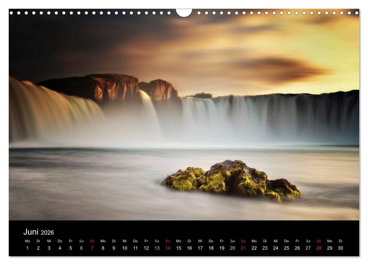 Produktbild: Island - Insel aus Feuer und Eis (Wandkalender 2026 DIN A3 quer), CALVENDO Monatskalender