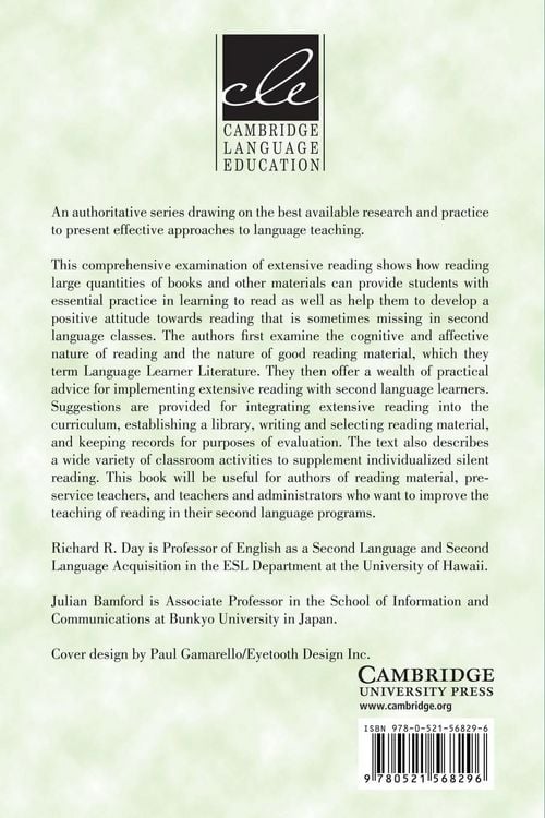 Produktbild: Extensive Reading in the Second Language Classroom