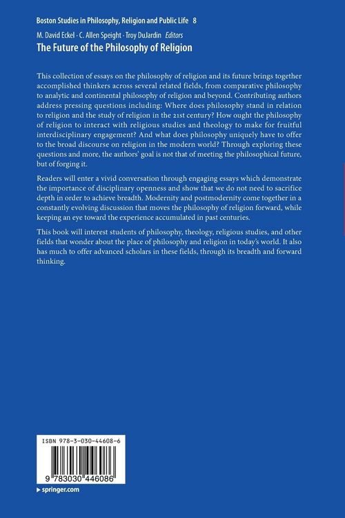 Produktbild: The Future of the Philosophy of Religion