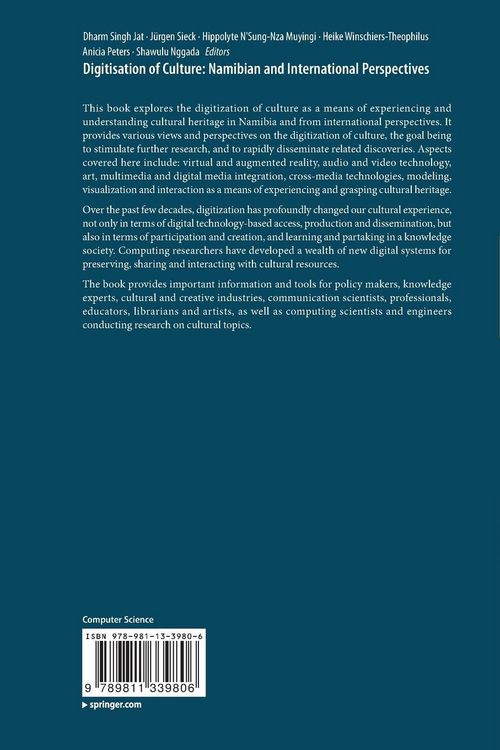 Produktbild: Digitisation of Culture: Namibian and International Perspectives