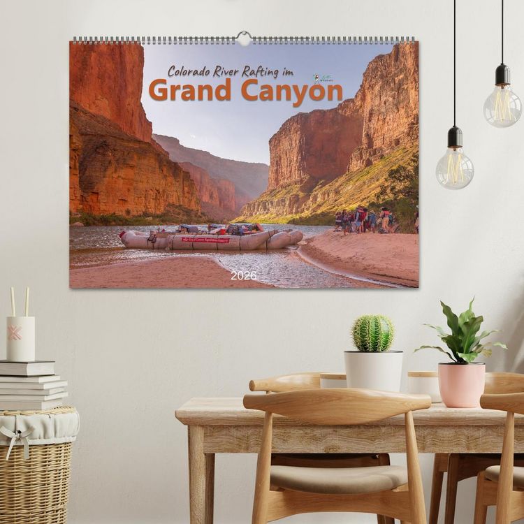 Produktbild: Colorado River Rafting im Grand Canyon (Wandkalender 2026 DIN A2 quer), CALVENDO Monatskalender