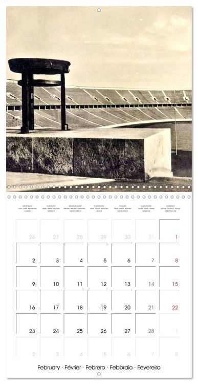 Produktbild: Bons baisers de Berlin : Cartes postales historiques de la ville (Calendrier mural carr&eacute; 2026 30x30 cm) Calendrier double avec une page pour vos prises de notes