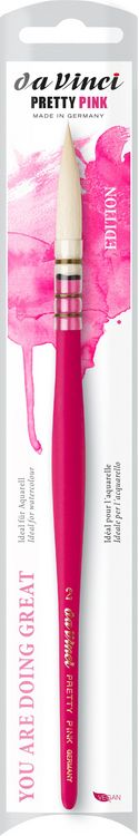Produktbild: da Vinci Pinsel PRETTY PINK EDITION Aquarellpinsel, Pinsel, Gr&ouml;&szlig;e 2