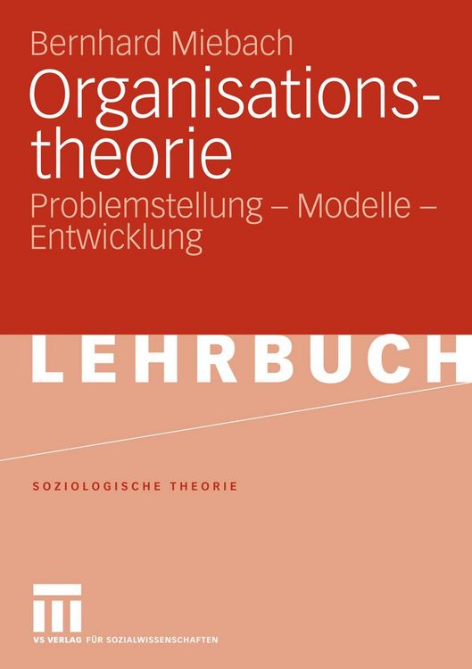 Produktbild: Organisationstheorie