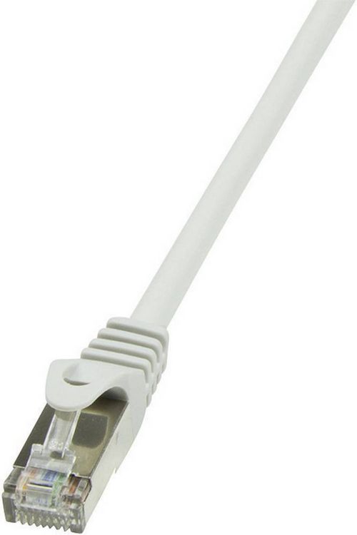 Produktbild: LogiLink CP1112S RJ45 Patchkabel CAT 5e F/UTP 20.00m Grau 1St.