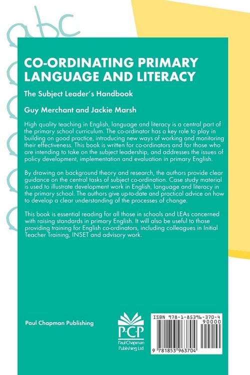 Produktbild: Co-Ordinating Primary Language and Literacy