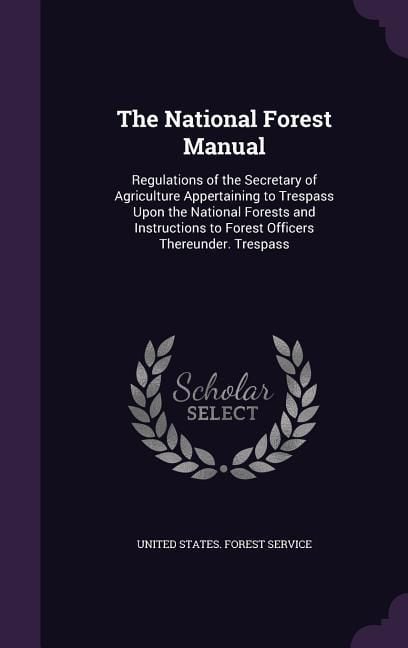 Produktbild: The National Forest Manual
