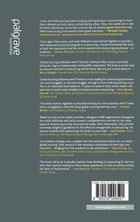 Produktbild: Global Sourcing of Business and IT Services