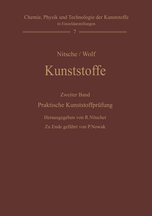 Produktbild: Kunststoffe. Struktur, physikalisches Verhalten und Pr&uuml;fung