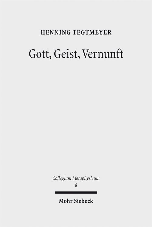 Produktbild: Gott, Geist, Vernunft