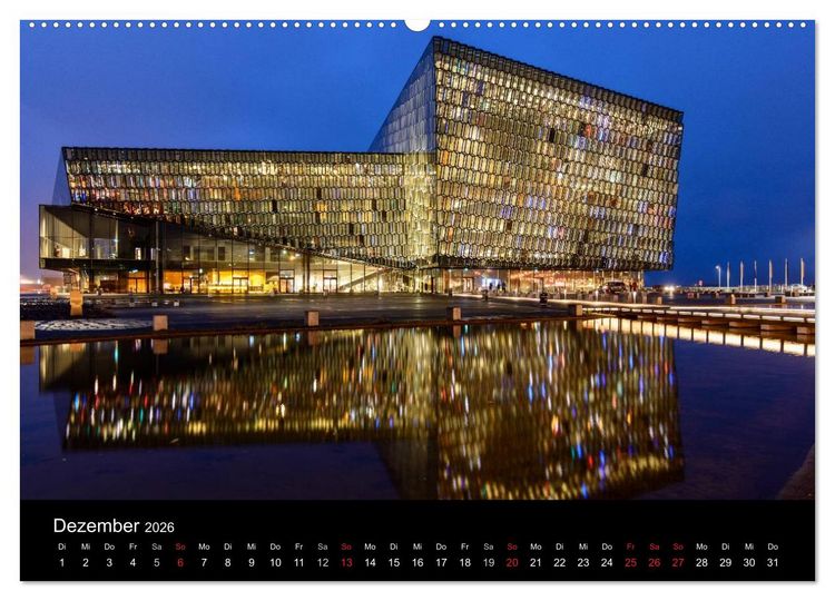 Produktbild: Faszination Island (Wandkalender 2026 DIN A2 quer), CALVENDO Monatskalender