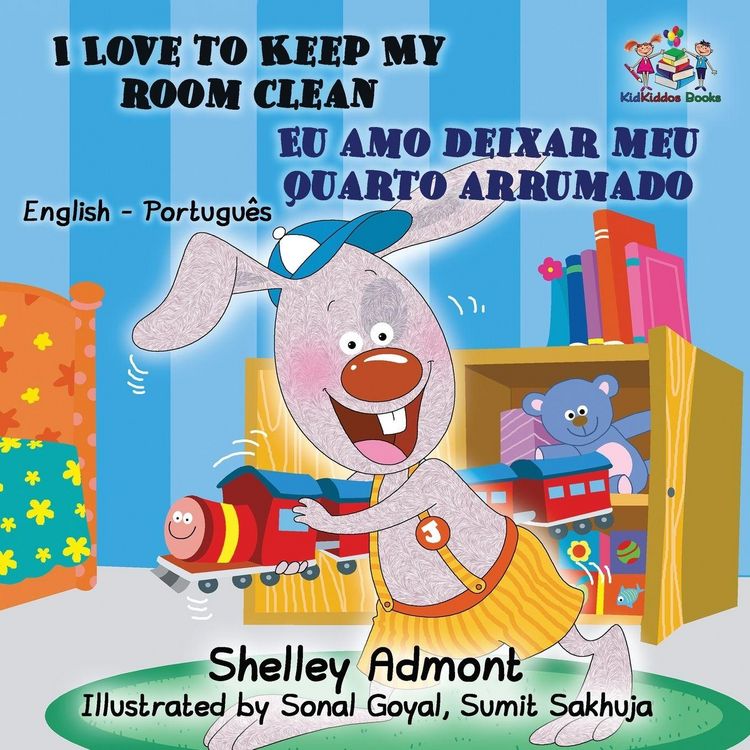 Produktbild: I Love to Keep My Room Clean (English Portuguese Children's Book)