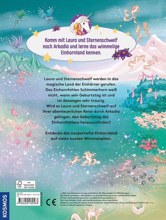 Produktbild: Sternenschweif, Wimmelbuch, Abenteuer im Einhornland