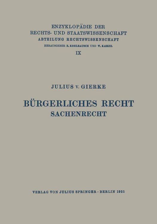 Produktbild: B&uuml;rgerliches Recht Sachenrecht