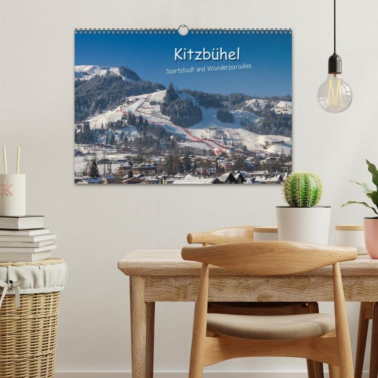 Produktbild: Kitzb&uuml;hel, Sportstadt und Wanderparadies (Wandkalender 2026 DIN A3 quer), CALVENDO Monatskalender