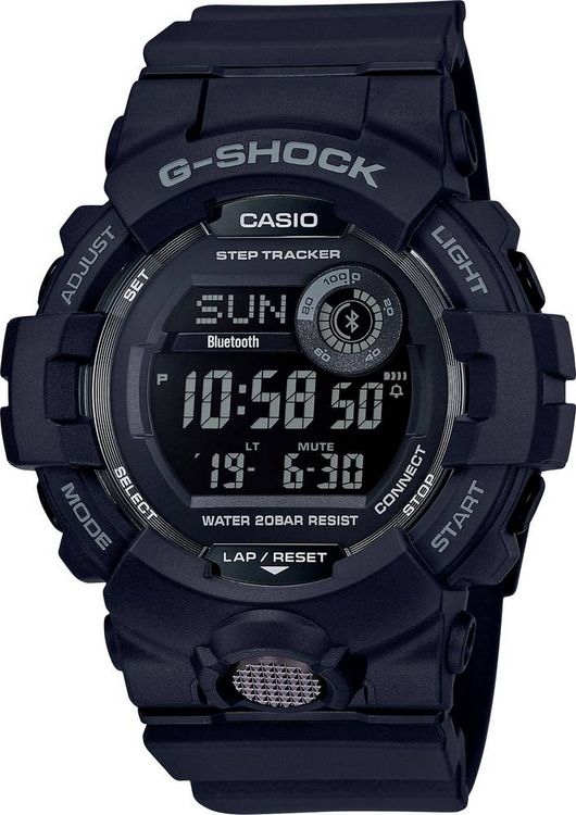 Produktbild: Casio Elektronik Armbanduhr GBD-800-1BER (L x B x H) 15.5 x 48.6 x 54.1 mm Schwarz Geh&auml;usematerial=Harz Material (Armband)=Harz