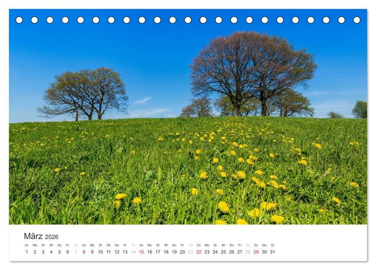 Produktbild: Blicke in die Eifel (Tischkalender 2026 DIN A5 quer), CALVENDO Monatskalender
