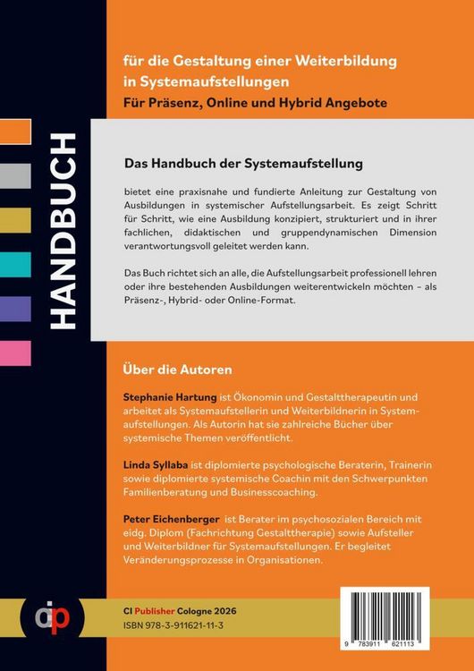 Produktbild: Hartung, S: Handbuch f&uuml;r die Gestaltung einer Weiterbildung
