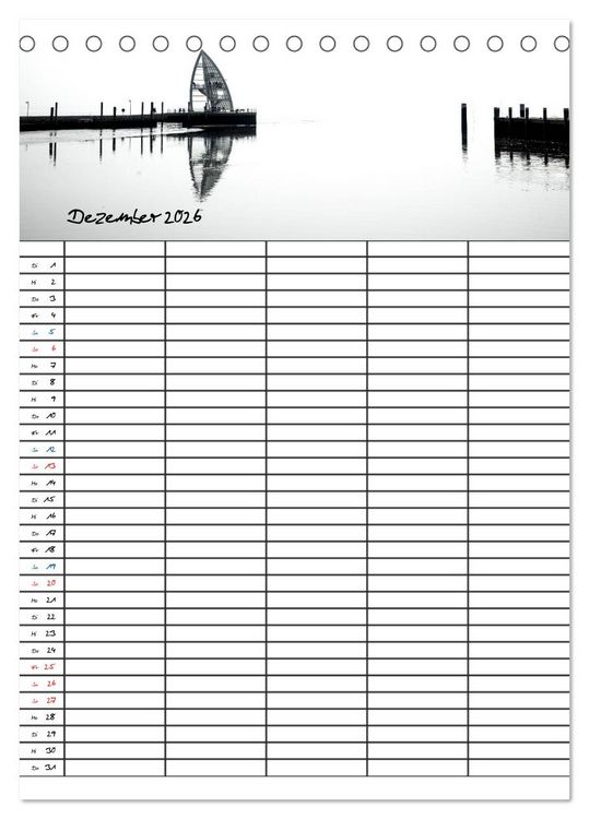 Produktbild: JUIST - DIE NORDSEEINSEL (Tischkalender 2026 DIN A5 hoch), CALVENDO Monatskalender