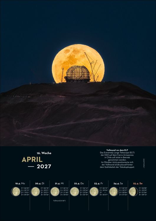 Produktbild: KOSMOS Himmelsjahr Wochen-Kulturkalender 2027 - Der Wandkalender f&uuml;r jede Woche