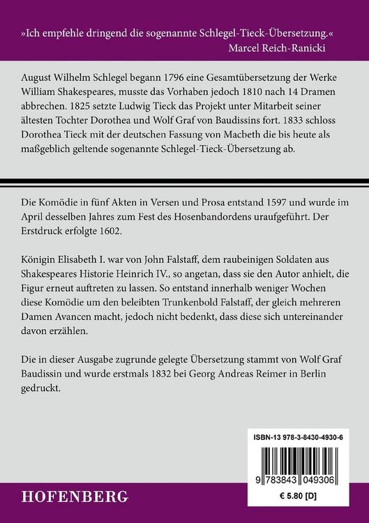 Produktbild: Die lustigen Weiber von Windsor