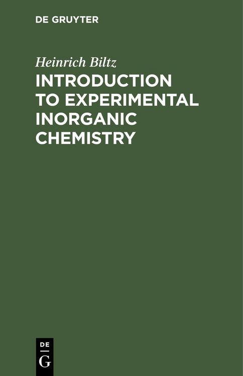 Produktbild: Introduction to Experimental Inorganic Chemistry
