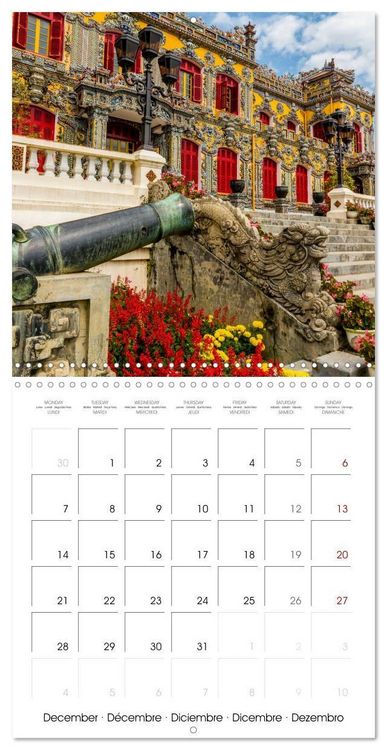 Produktbild: Hue Vietnam&acute;s old imperial city (Wall Calendar 2026 12 &times; 12 Inch) CALVENDO 12 Month Wall Calendar