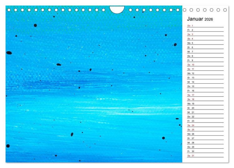 Produktbild: Mein bunter DIY-Bastelkalender (Wandkalender 2026 DIN A4 quer), CALVENDO Monatskalender