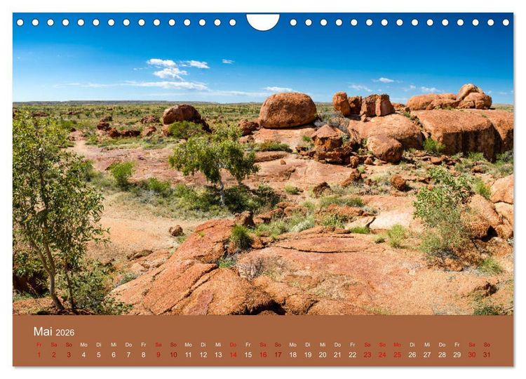 Produktbild: Down Under - Eine Reise durch Australien (Wandkalender 2026 DIN A4 quer), CALVENDO Monatskalender