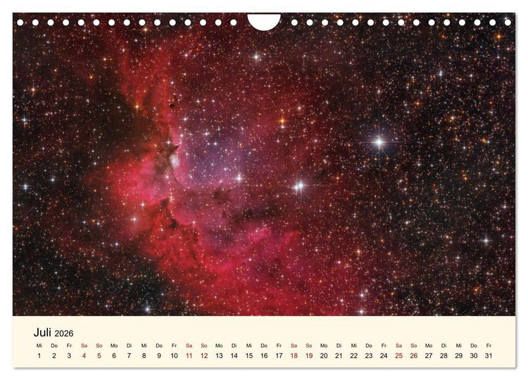 Produktbild: Distant Luminosity: Eine fotografische Reise durch das Universum (Wandkalender 2026 DIN A4 quer), CALVENDO Monatskalender