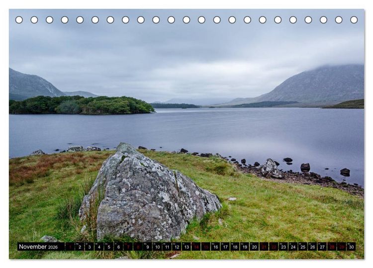 Produktbild: Irland - Feine Ausblicke (Tischkalender 2026 DIN A5 quer), CALVENDO Monatskalender