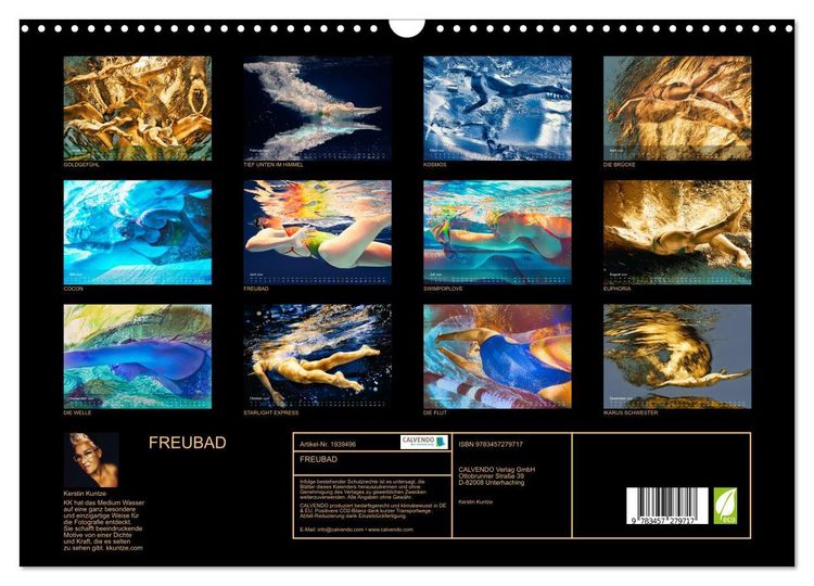 Produktbild: FREUBAD (Wandkalender 2026 DIN A3 quer), CALVENDO Monatskalender