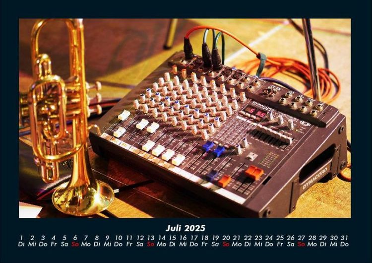 Produktbild: Musik 2025 Fotokalender DIN A4