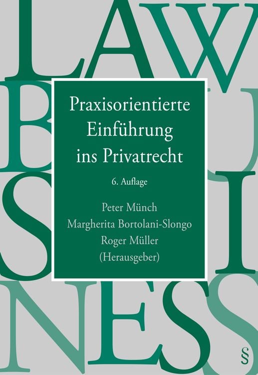 Produktbild: Praxisorientierte Einführung ins Privatrecht