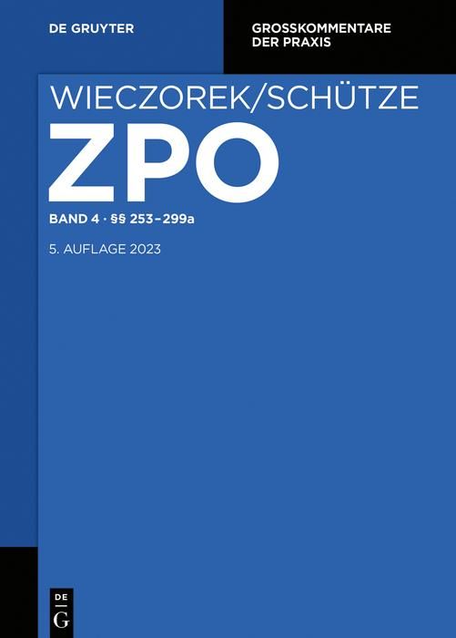 Produktbild: &sect;&sect; 253-299a