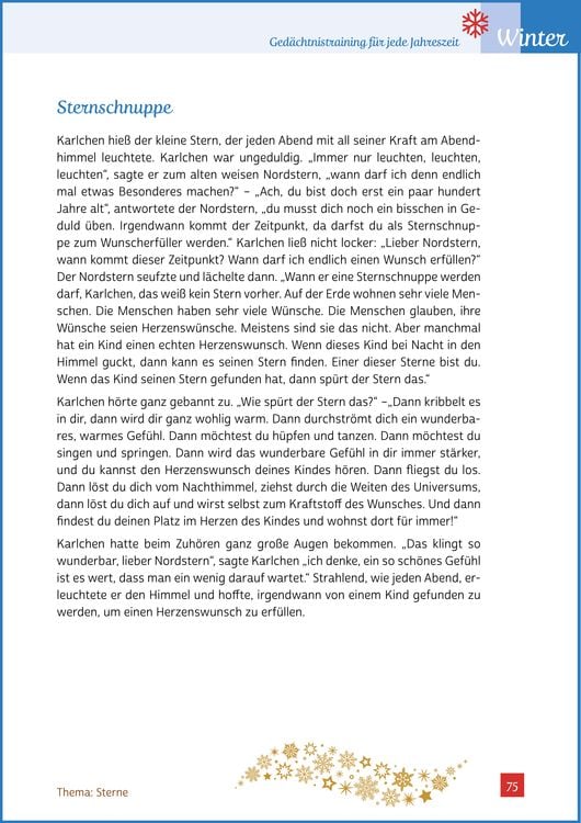 Produktbild: Ged&auml;chtnistraining Senioren - Ged&auml;chtnistraining f&uuml;r jede Jahreszeit: Winter. Spielerisches Ged&auml;chtnistraining f&uuml;r Senioren. Auch mit Demenz.