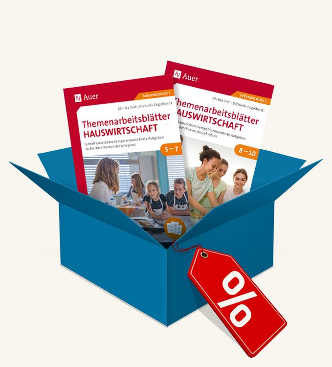 Produktbild: Paket: Themenarbeitsbl&auml;tter Hauswirtschaft Klassen 5 bis 10