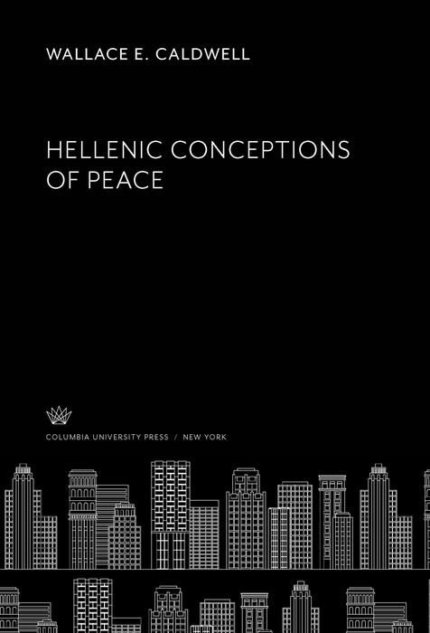 Produktbild: Hellenic Conceptions of Peace