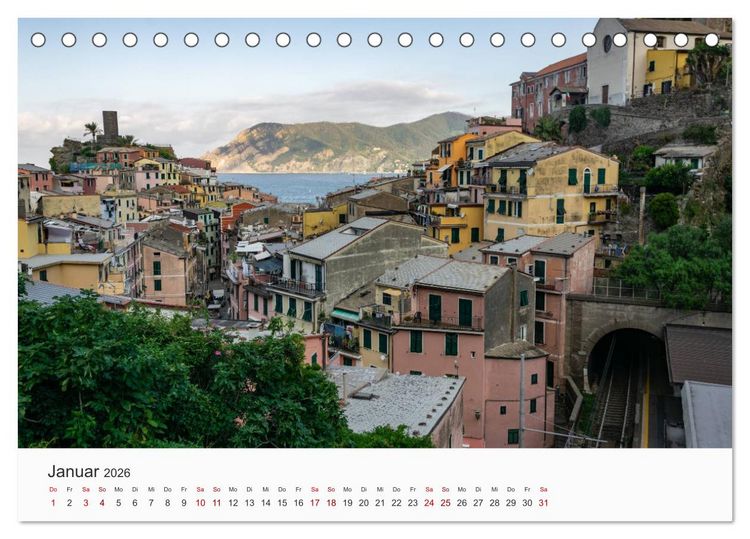 Produktbild: Einzigartige Momente in Italien. (Tischkalender 2026 DIN A5 quer), CALVENDO Monatskalender