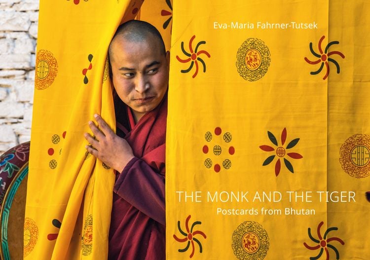 Produktbild: THE MONK AND THE TIGER. Postcards from Bhutan