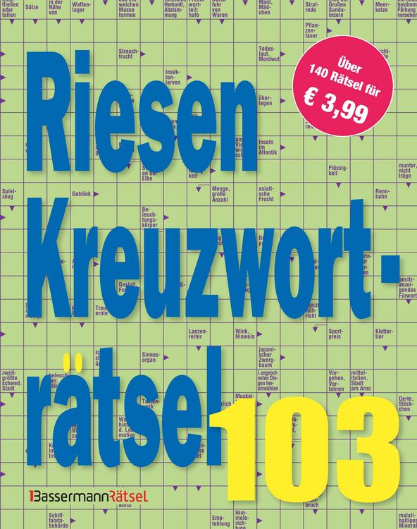 Produktbild: Riesen-Kreuzwortr&auml;tsel 103