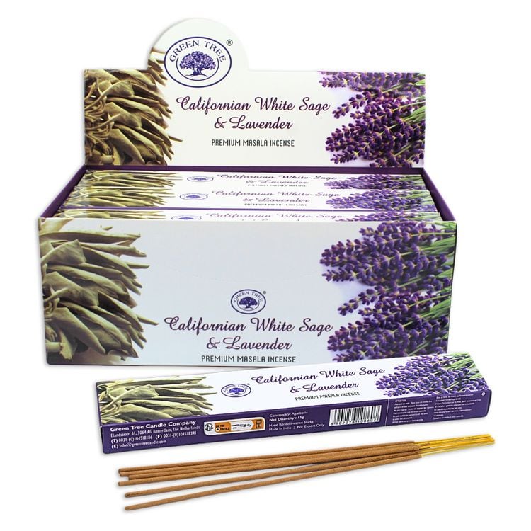 Produktbild: White Sage & Lavender R&auml;ucherst&auml;bchen