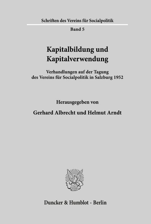 Produktbild: Kapitalbildung und Kapitalverwendung.