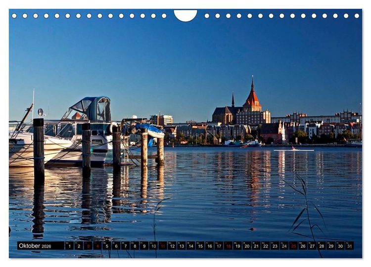 Produktbild: Ostseeperle Rostock (Wandkalender 2026 DIN A4 quer), CALVENDO Monatskalender